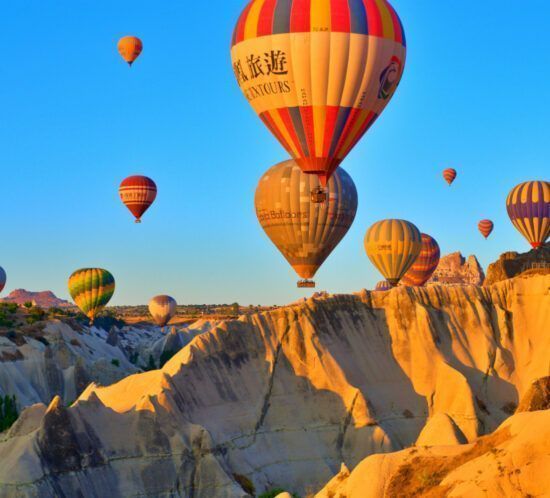 globo aerostático, turquía